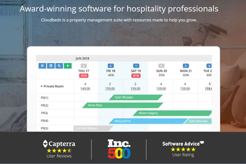 award winning property management system